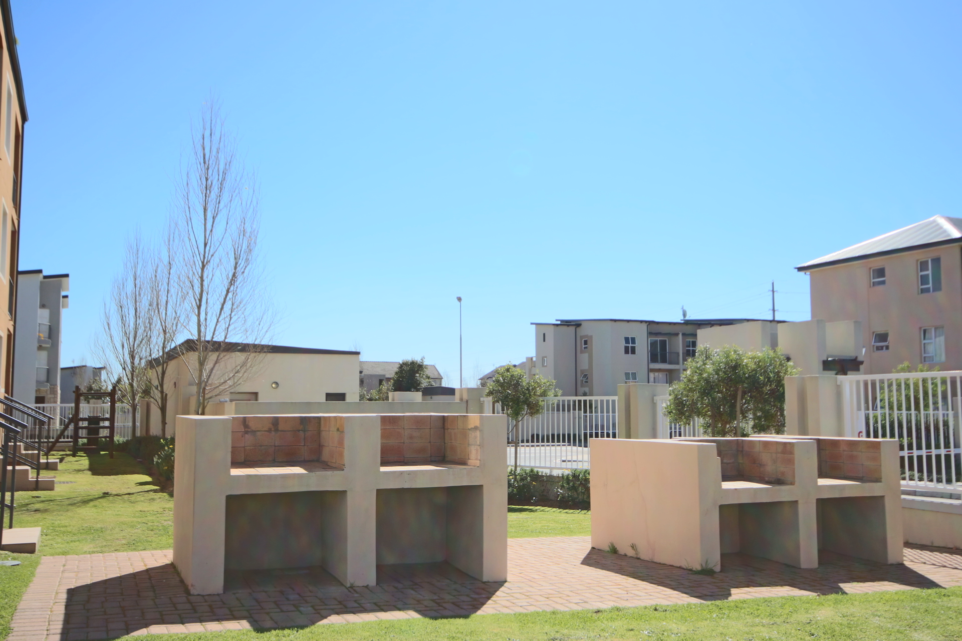 Communal braai area