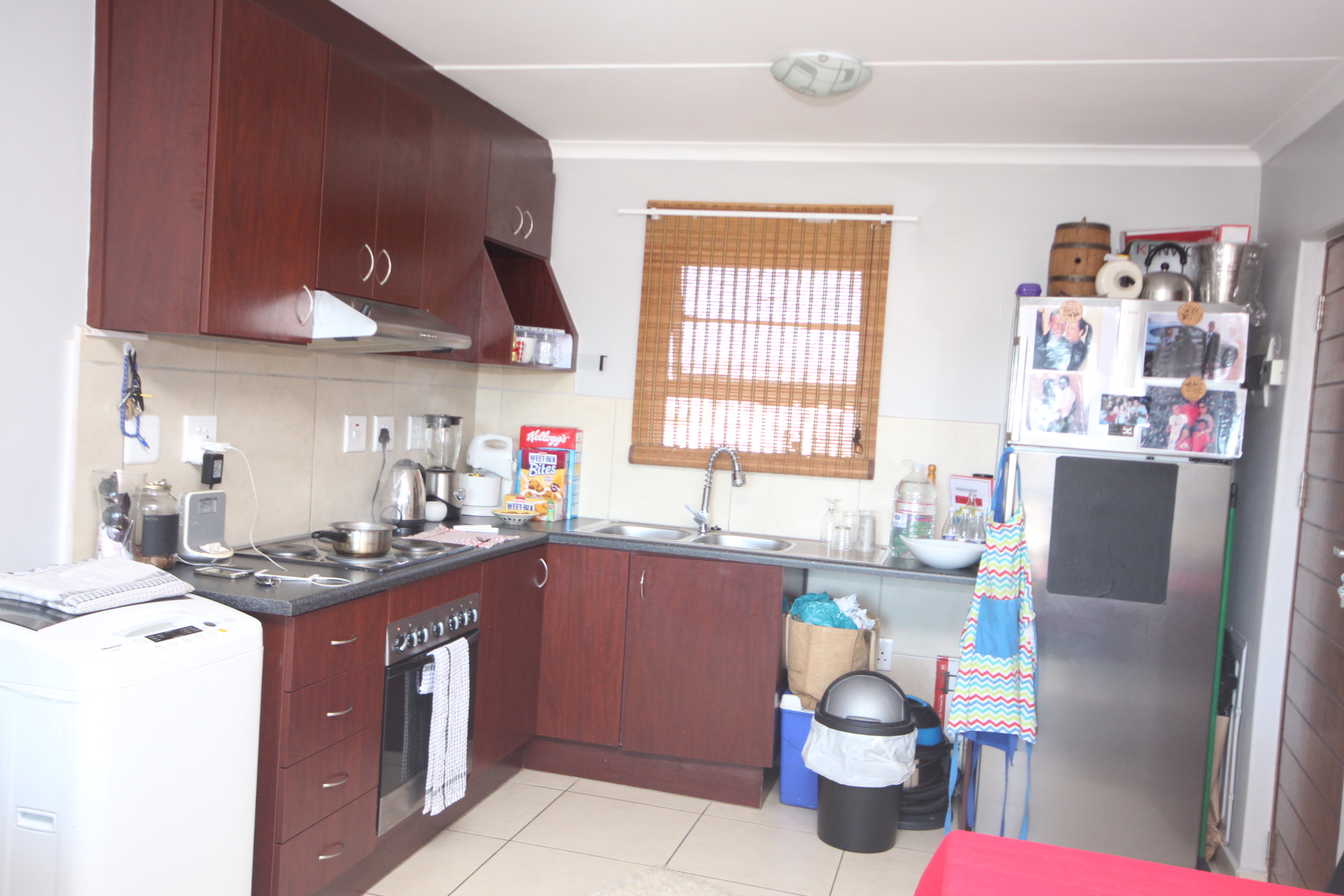 Kitchen with built-in cupboards